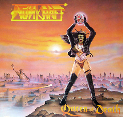 ATOMKRAFT - Queen of Death (UK Release) album front cover vinyl record